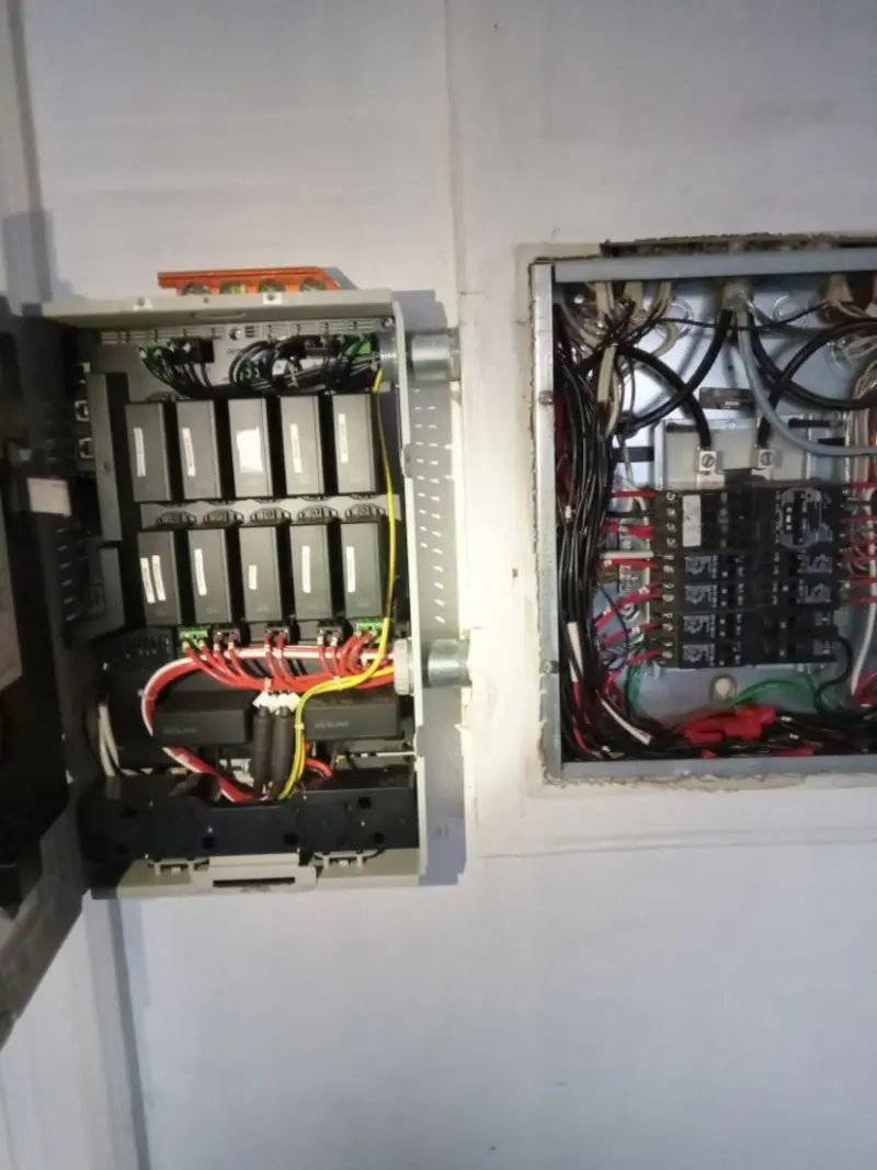 Electrical panel upgrade completed for Security Camera Wiring in Dillonvale